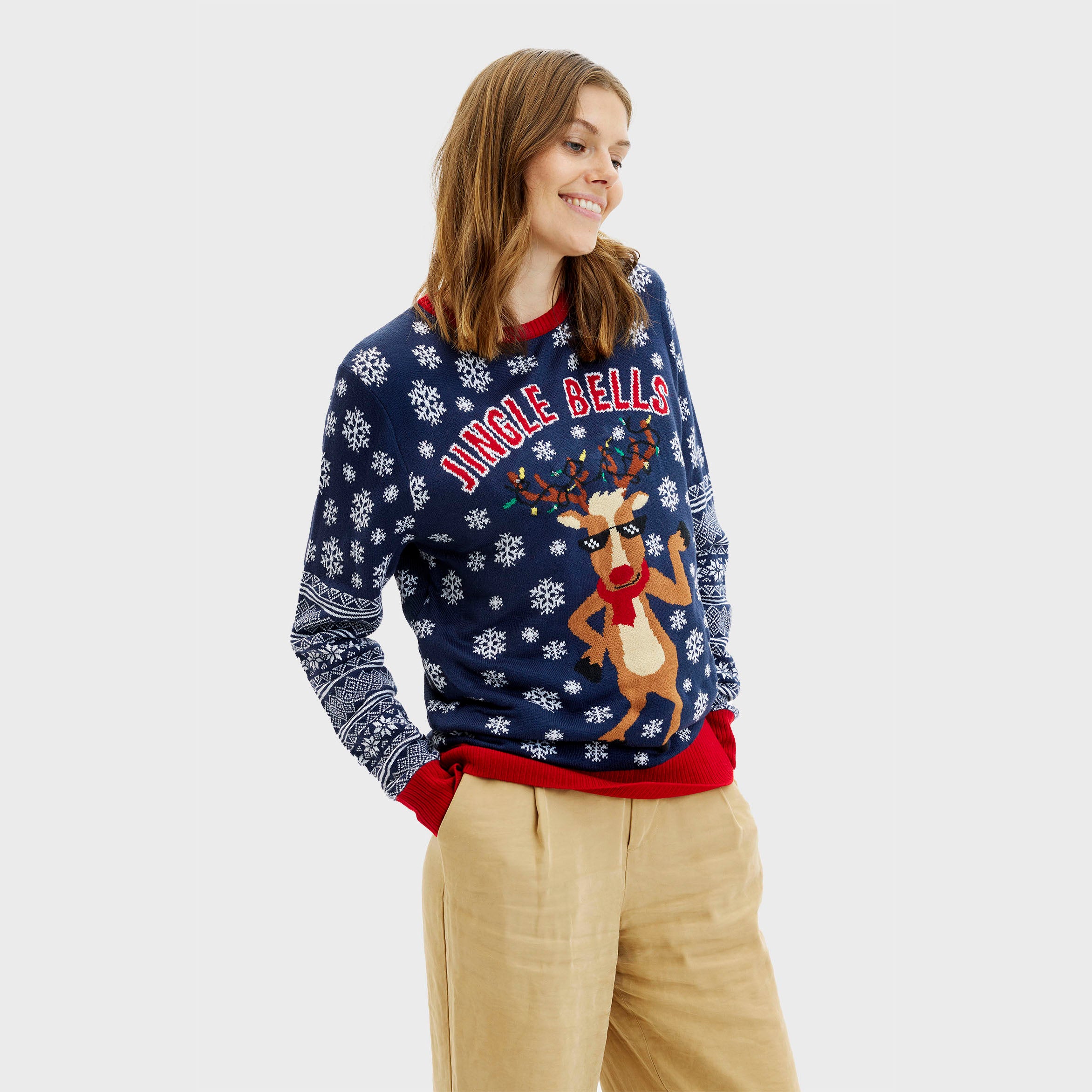 Jingle Bells Kersttrui - Dames